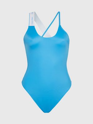 Halter Neck Swimsuit - CK Meta Legacy Calvin Klein® | KW0KW02423CGY