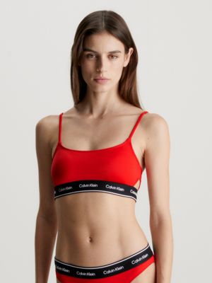 Red calvin hot sale klein bikini