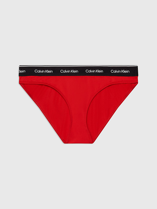 cajun red bikini bottoms - ck meta legacy for women calvin klein