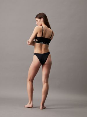 pvh black bikini bottoms - ck meta legacy for women calvin klein