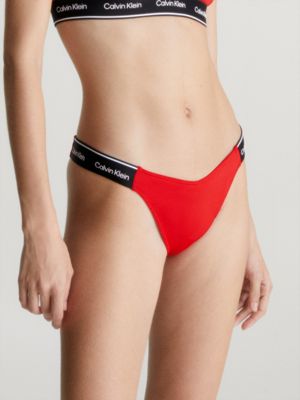 Red calvin klein bikini bottoms new arrivals