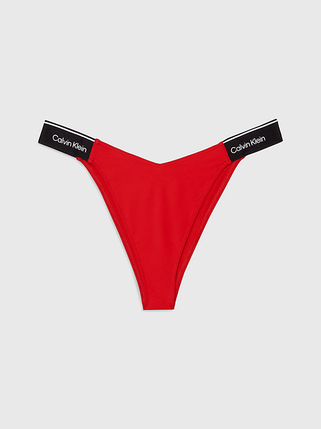 red bikini bottoms - ck meta legacy for women calvin klein
