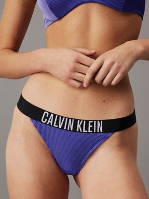 sapphire blue brazilian bikini bottoms - intense power for women calvin klein