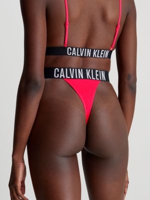 Calvin Klein Women's Bonded Flex Bikini - Red - XS - Modafirma