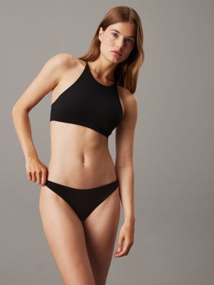 black bralette bikini top - ck black for women calvin klein