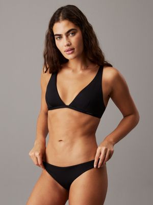 black triangle bikini top - ck essentials for women calvin klein