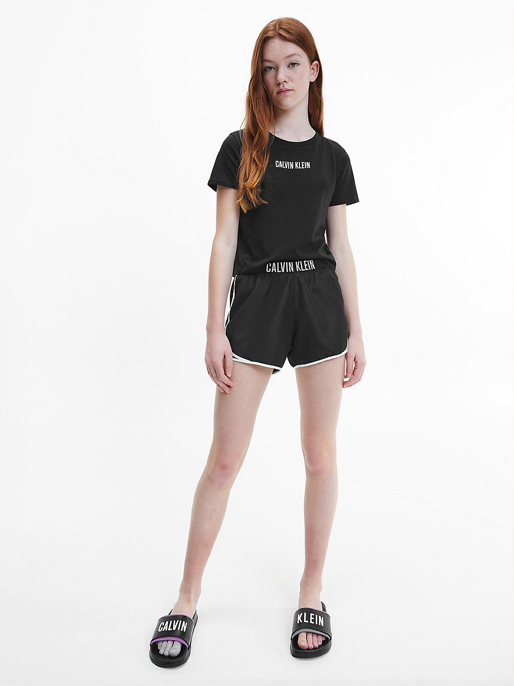 PVH BLACK Strand-Shorts Für Mädchen - Intense Power undefined Maedchen Calvin Klein