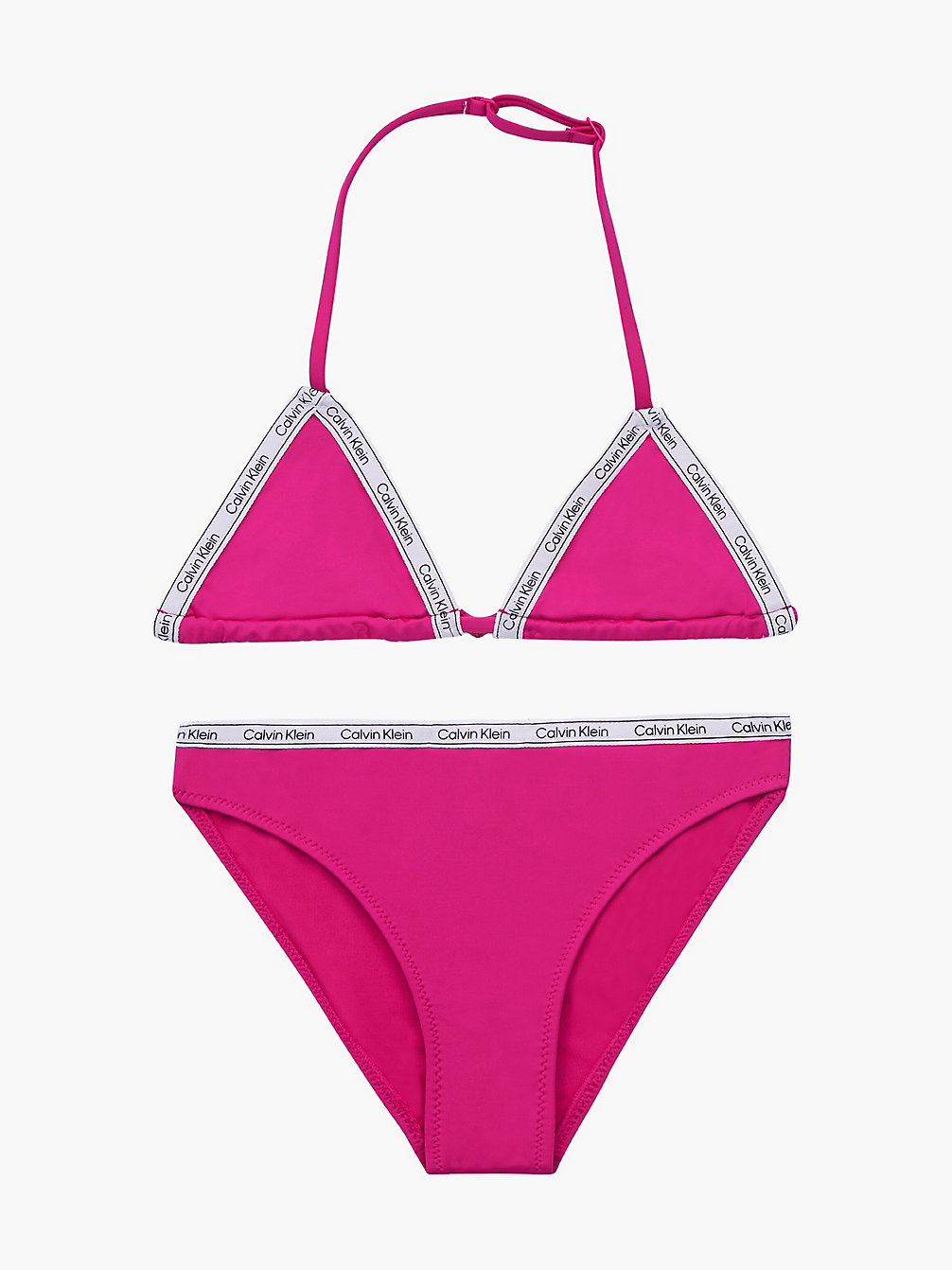 ROYAL PINK Bikini-Set Mit Triangel-Top Für Mädchen - Logo Tape undefined Maedchen Calvin Klein