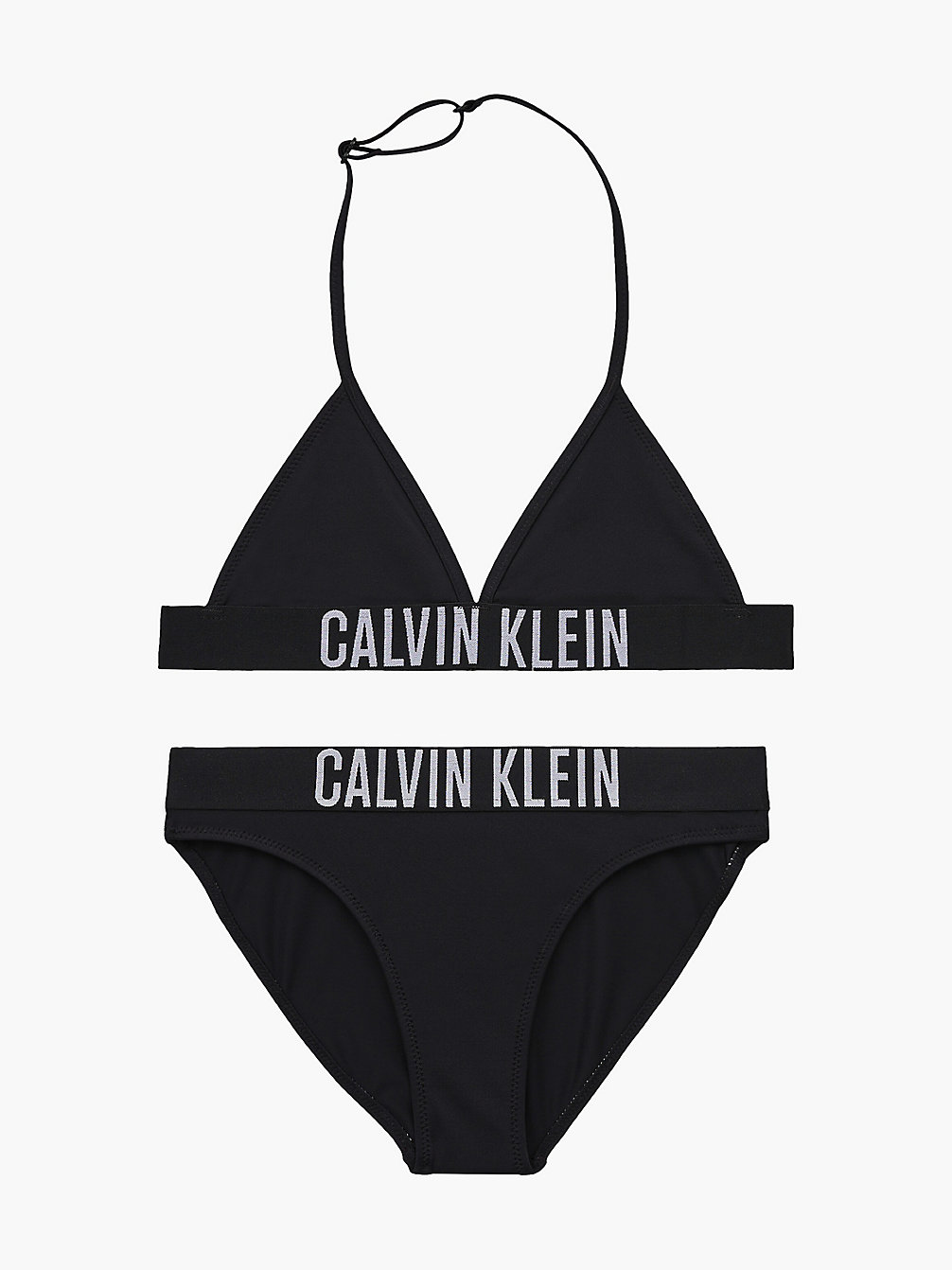 PVH BLACK Girls Triangle Bikini Set - Intense Power undefined girls Calvin Klein