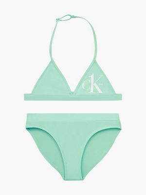 Calvin Klein Bambina Sport & Swimwear Costumi da bagno Bikini Bikini a Triangolo Completo bikini a triangolo bambina CK One 