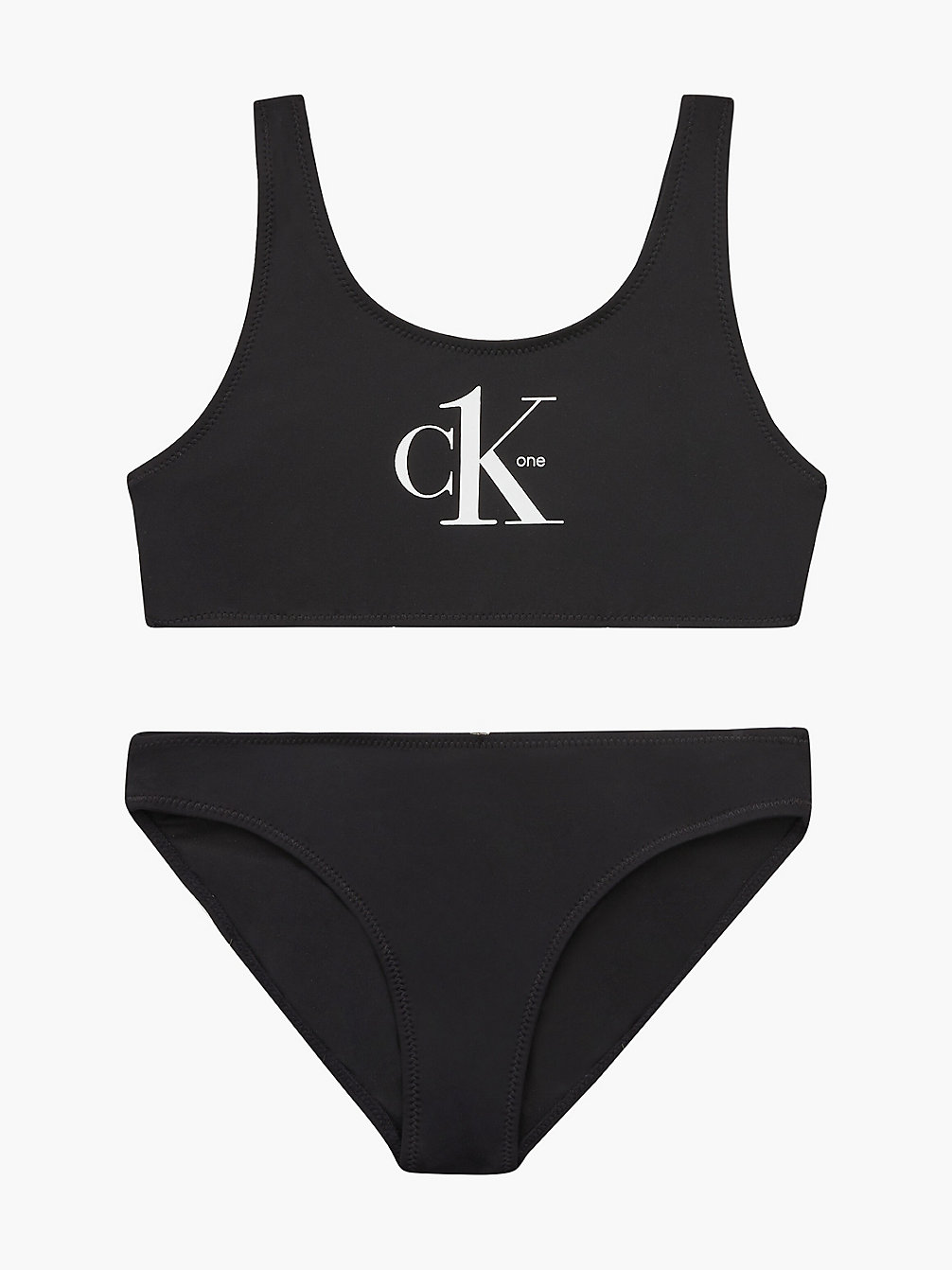 Completo Bikini Bambina Con Brassière - CK One > PVH BLACK > undefined girls > Calvin Klein