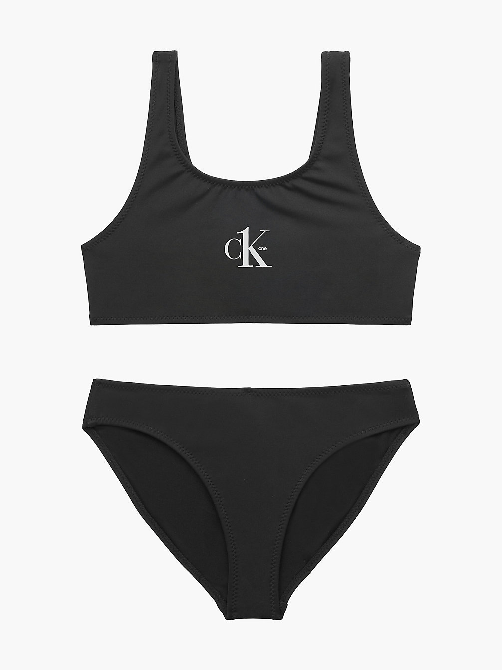 PVH BLACK Girls Bralette Bikini Set - CK One undefined girls Calvin Klein