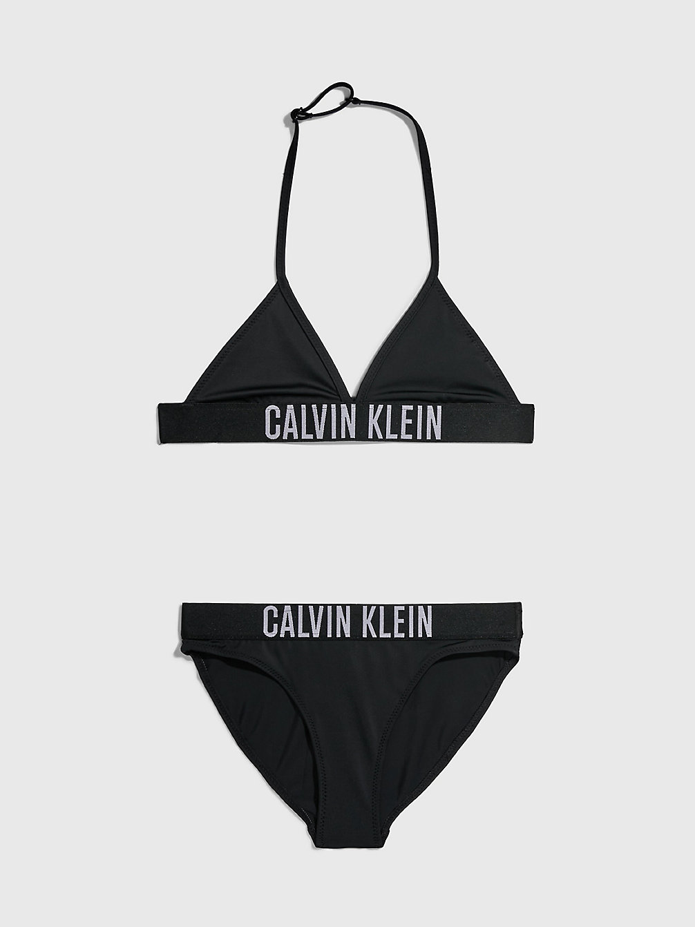 PVH BLACK > Dziewczęcy Dwuczęściowy Strój Kąpielowy Z Trójkątnym Bikini - Intense Power > undefined Dziewczynki - Calvin Klein
