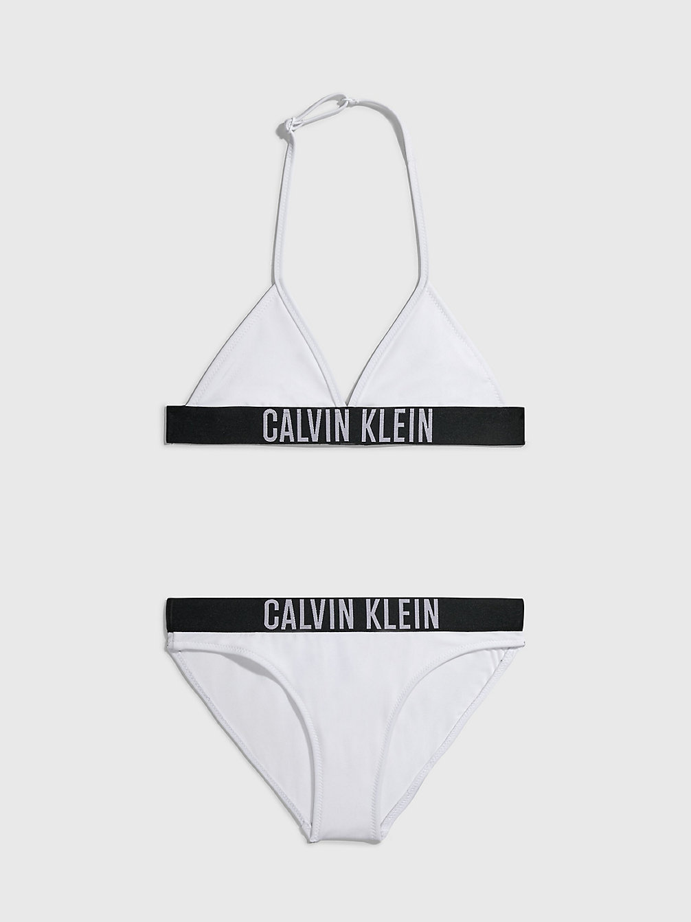 PVH CLASSIC WHITE > Dziewczęcy Dwuczęściowy Strój Kąpielowy Z Trójkątnym Bikini - Intense Power > undefined girls - Calvin Klein