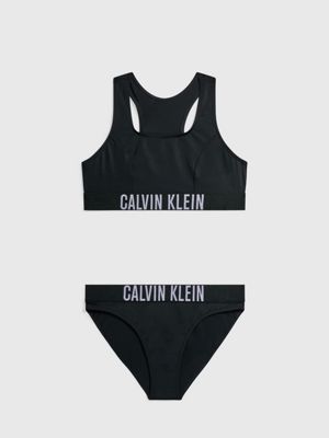 Calvin Klein monogram bikini set in white
