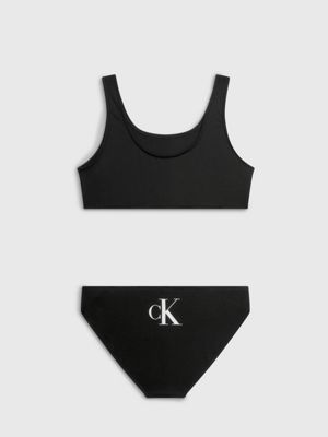 Girls Bralette Bikini Set - CK Monogram Calvin Klein® | KY0KY00029BEH