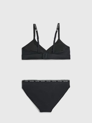 Girls Triangle Bikini Set - Logo Tape Calvin Klein® | KY0KY00030BEH