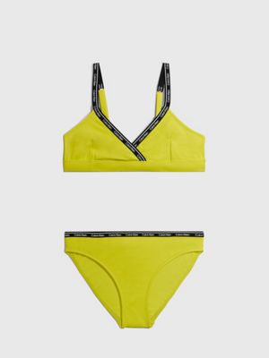 Bikini de triángulo para niña - Tape Calvin Klein® KY0KY00030LRF