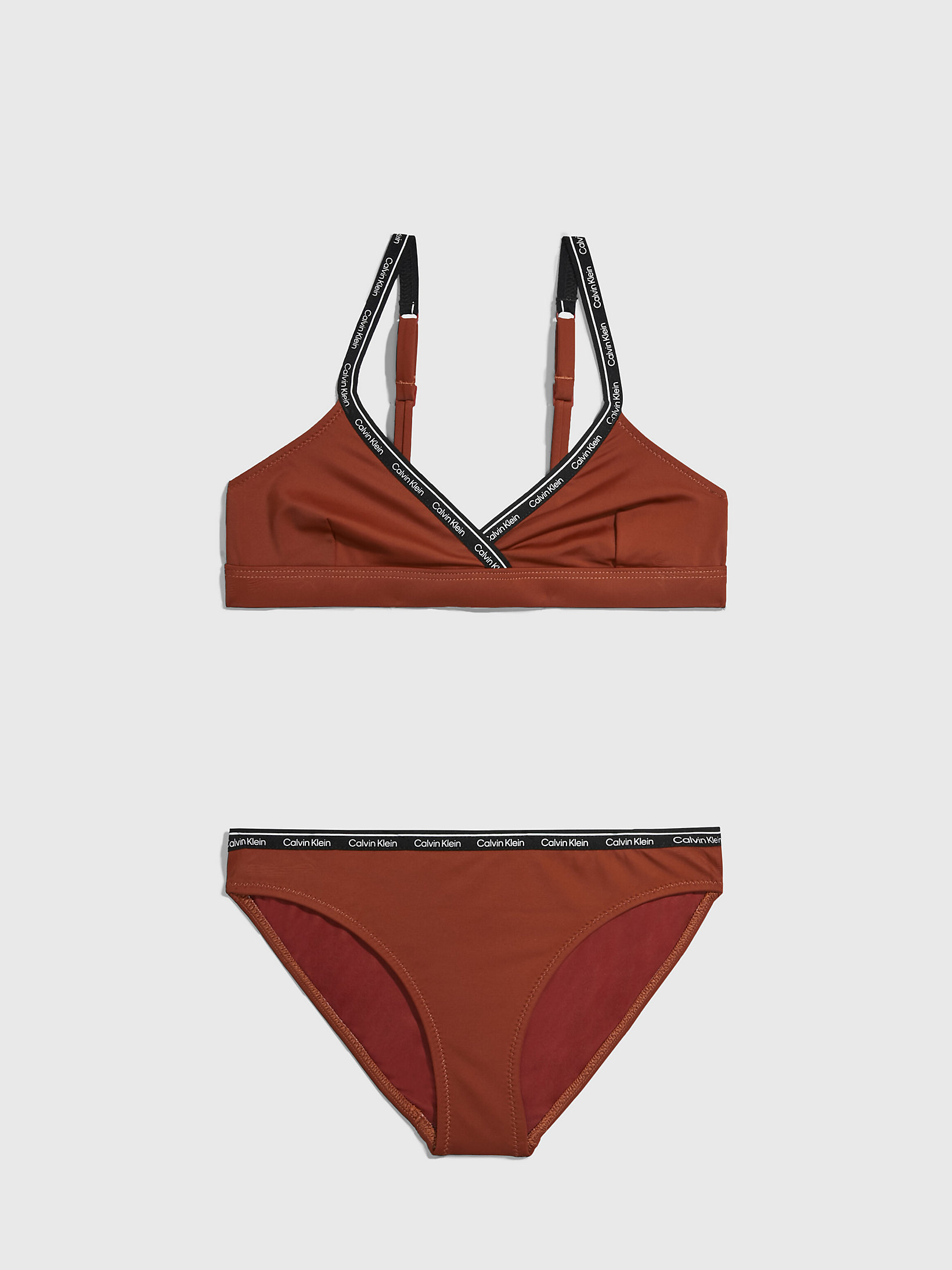 Girls Triangle Bikini Set - Logo Tape Calvin Klein® | KY0KY00030XNM