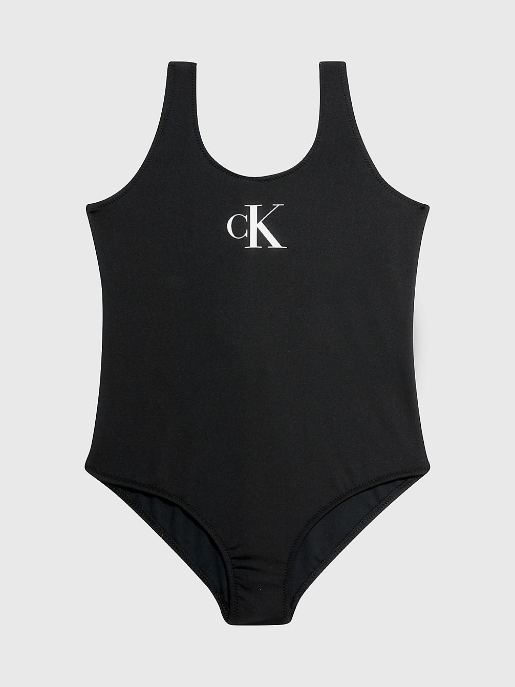 PVH BLACK Girls Swimsuit - CK Monogram undefined girls Calvin Klein
