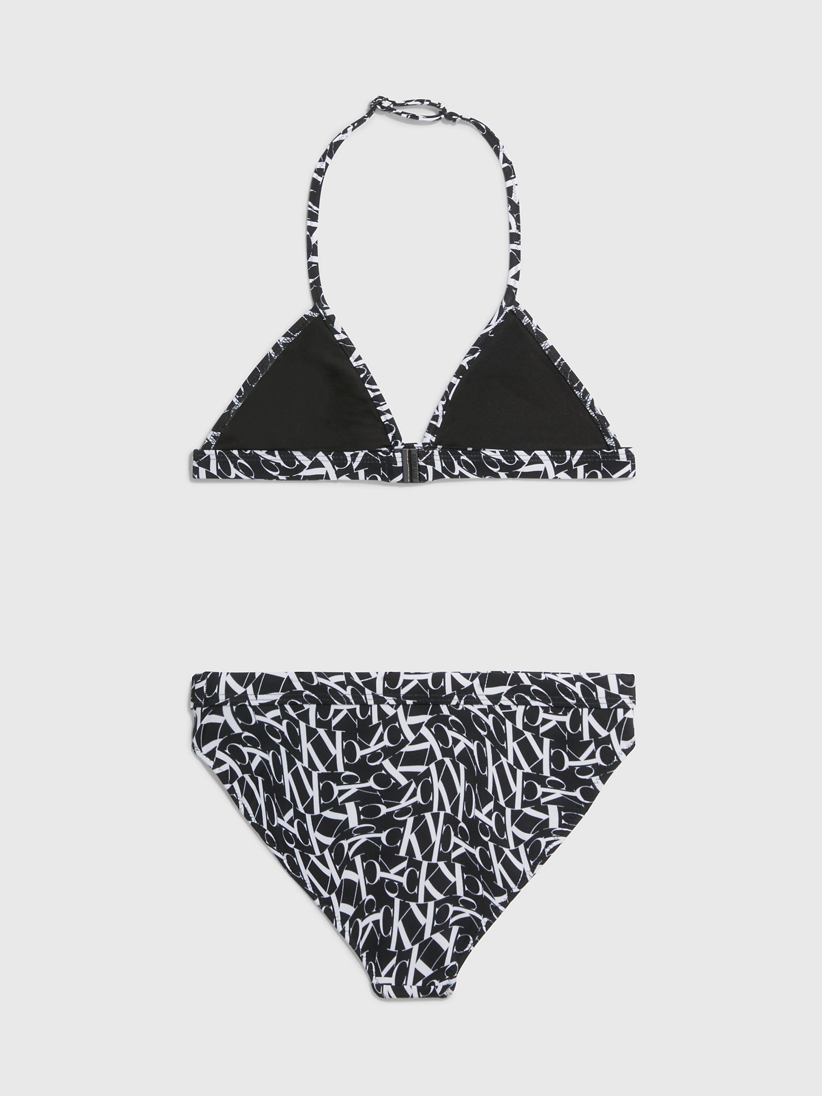 Girls Triangle Bikini Set - CK Monogram Calvin Klein® | KY0KY000360GL
