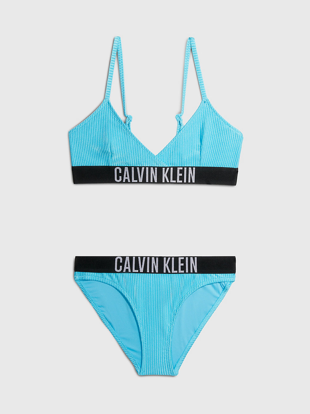 BLUE TIDE Ensemble Bikini Triangle Pour Fille - Intense Power undefined filles Calvin Klein