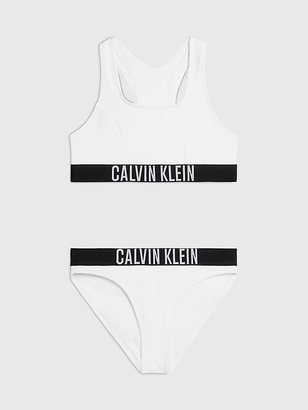 white girls bralette bikini set - intense power for girls calvin klein