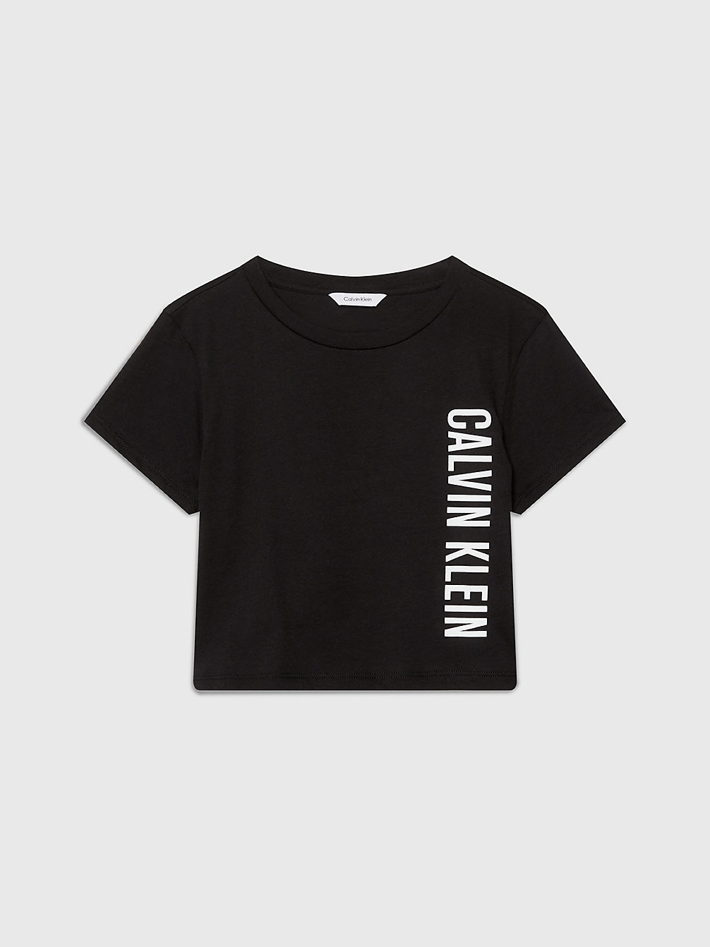 Camiseta De Playa Cropped Para Niña - Intense Power > PVH BLACK > undefined Niñas > Calvin Klein