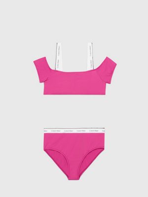 Girls Bikini Set CK Monogram Texture Calvin Klein KY0KY00080TOZ