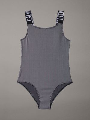 black girls swimsuit - intense power for girls calvin klein jeans