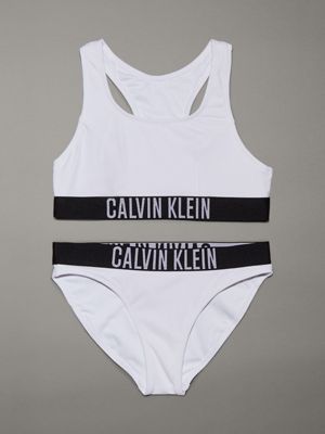 white girls bralette bikini set - intense power for girls calvin klein jeans