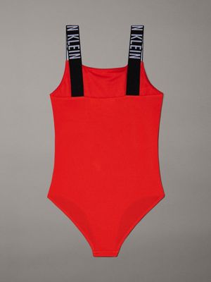 flaming chili girls swimsuit - intense power for girls calvin klein jeans