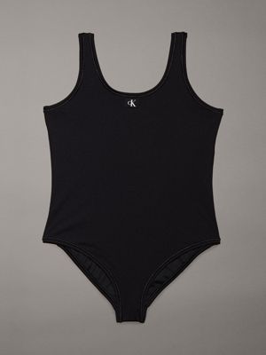 black girls swimsuit - ck monogram for girls calvin klein jeans