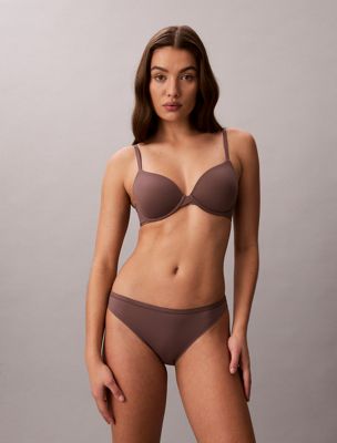 grey t-shirt-bh - perfectly fit voor dames - calvin klein