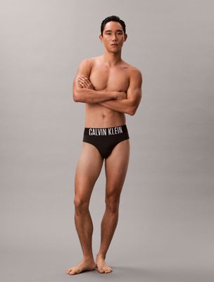 black swim briefs - intense power for men calvin klein