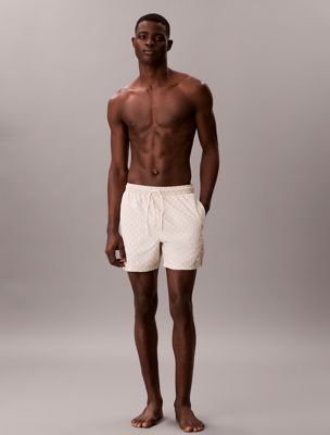 short de bain uni multi pour hommes calvin klein