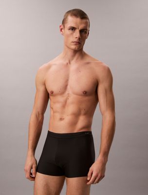 black swim trunks - ck black knit for men calvin klein