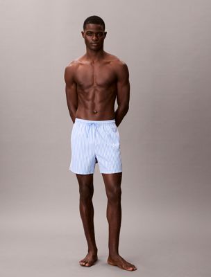 multi medium drawstring swim shorts - ck monogram for men calvin klein