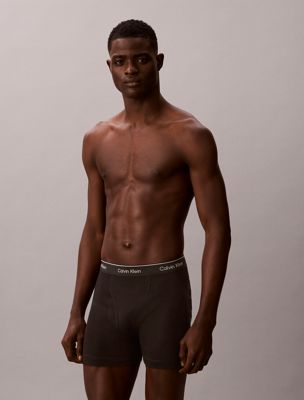 multi 5 pack boxer briefs - cotton classics for men calvin klein