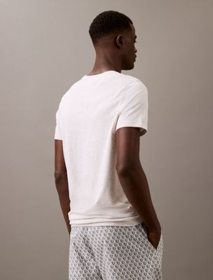 shoreline 3 pack t-shirts - 100% cotton for men calvin klein
