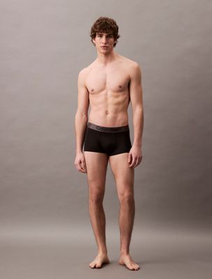 black low rise trunks - micro stretch for men calvin klein