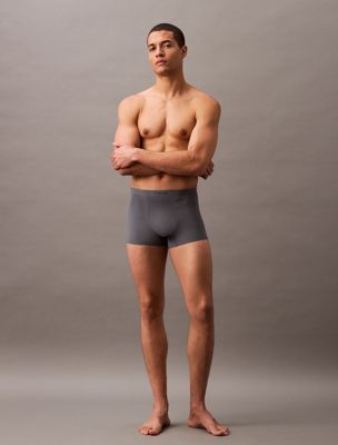 grey trunks - invisibles for men calvin klein