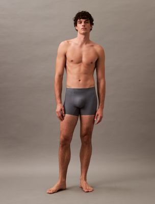 grey boxer briefs - invisibles for men calvin klein