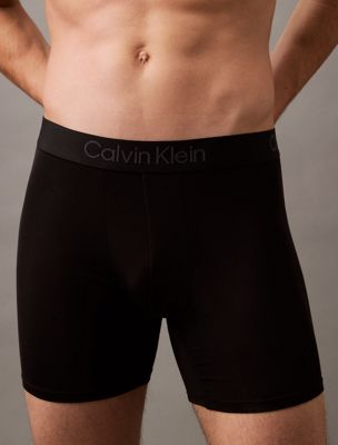 black/black/black 3 pack boxer briefs - ultra soft modal for men calvin klein