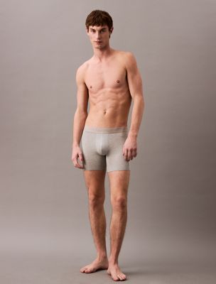 grey boxer briefs - ultra soft modal for men calvin klein