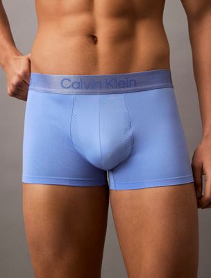 glacier low rise trunks - microfibre tech for men calvin klein