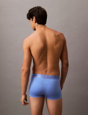 glacier low rise trunks - microfibre tech for men calvin klein