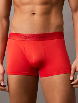 molten low rise trunks - microfibre tech for men calvin klein