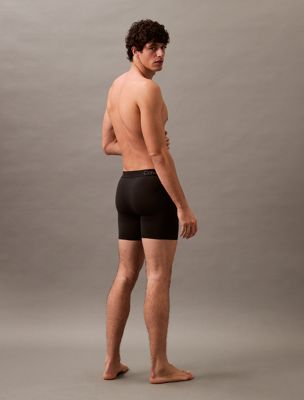 black boxer briefs - microfibre tech for men calvin klein