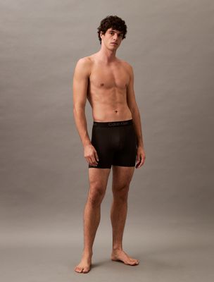 black boxer briefs - microfibre tech for men calvin klein